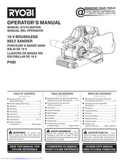 Ryobi P450 Operator's Manual