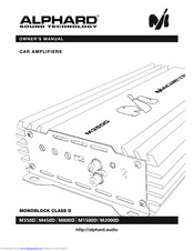 Alphard M2000D Owner's Manual