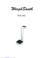 WEIGHSOUTH WSI-602 Instruction Manual