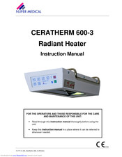 Nufer Medical CERATHERM 600-3 Instruction Manual