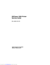 Minolta DEClaser 2200 Service Manual