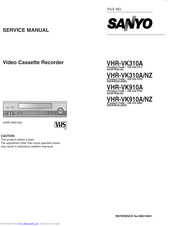 Sanyo VHR-VK310A/NZ Service Manual