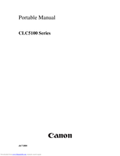 Canon CLC5100 Series Manual
