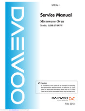 Daewoo KOR-1N4A9W Service Manual