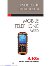 AEG M550 User Manual