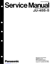 Panasonic JU-455-5 Service Manual