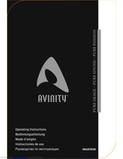 Avinity ATP-507 Operating Instructions Manual