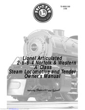 Lionel Norfolk & Western A Class Owner's Manual