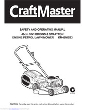 CRAFTMASTER KM46MBS3 Safety And Operating Manual