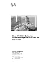 Cisco BTS 10200 Softswitch Troubleshooting Manual