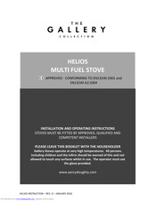 GALLERY HELIOS Installation And Operating Instructions Manual