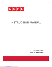 usha FH 1212 PTC Instruction Manual