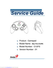 Genius Max Fire G12PS Service Manual