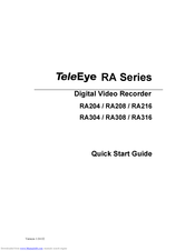 Teleeye RA204 Quick Start Manual