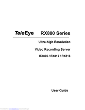 TeleEye RX800 Series User Manual Lite