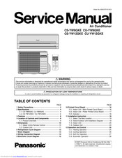 Panasonic CU-YW9GKE Service Manual