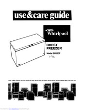 Whirlpool EH230F Use And Care Manual