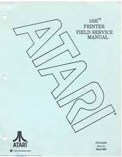 Atari 1025 Field Service Manual