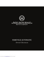 Melbourne PARKVILLE AUTOMATIC Owner's Handbook Manual
