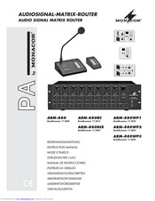 Monacor ARM-880WP3 Instruction Manual