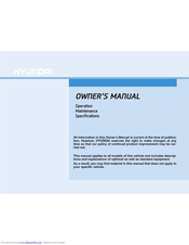 Hyundai GENESISDH Owner's Manual