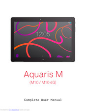 Aquaris M10 Complete User's Manual