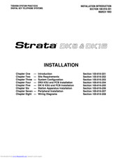 Toshiba Strata DK8 Installation Instructions Manual
