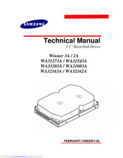 Samsung WA32543A Technical Manual