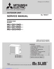 Mitsubishi Electric MU-GD18ND Service Manual