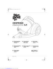 Dirt Devil CENTRINO CLEANCONTROL 3.1 Operating Manual