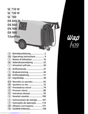 Wap SC 780 Operating Instructions Manual