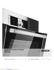 Bosch HMT82M654 Instruction Manual