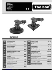 Toolson dws225r Translation Of The Original Instructions