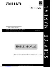 Aiwa XR-DV5 Service Manual