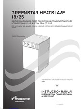 Worcester greenstar heatslave 18 Instruction Manual
