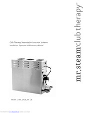 mr. steam CT12E Installation Operation & Maintenance