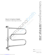 mr. steam W842 Installation & Operating Instructions Manual