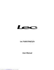 Lec TL60175S User Manual