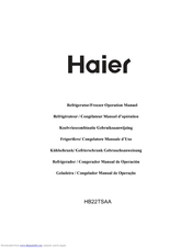 Haier HB22TSAA Operation Manual