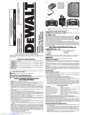 DeWalt dcr002 Instruction Manual