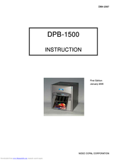 Copal DPB-1500 Instruction