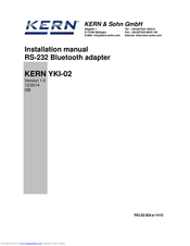 KERN RS-232 Installation Manual