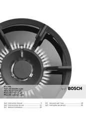 Bosch PCC6B Series Instruction Manual