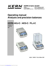 KERN AES-C Operating Manual