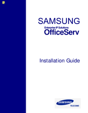 Samsung OfficeServ500 Installation Manual