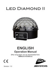 JBSYSTEMS Light LED DIAMOND II Operation Manual