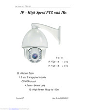 PDG Mobility IP-PTZ645W User Manual