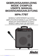 Alecto MPA-77BT User Manual