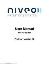 Niveo NR-70 User Manual