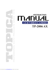 Topica TP-2006 AX Instruction Manual